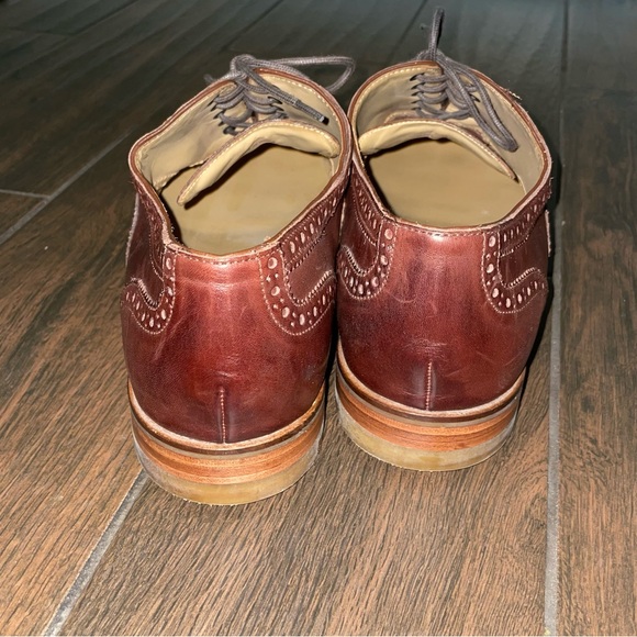 Cole Haan Cambridge Wingtip Dark Brown Walnut Leather Oxfords Size 12M - Picture 5 of 11